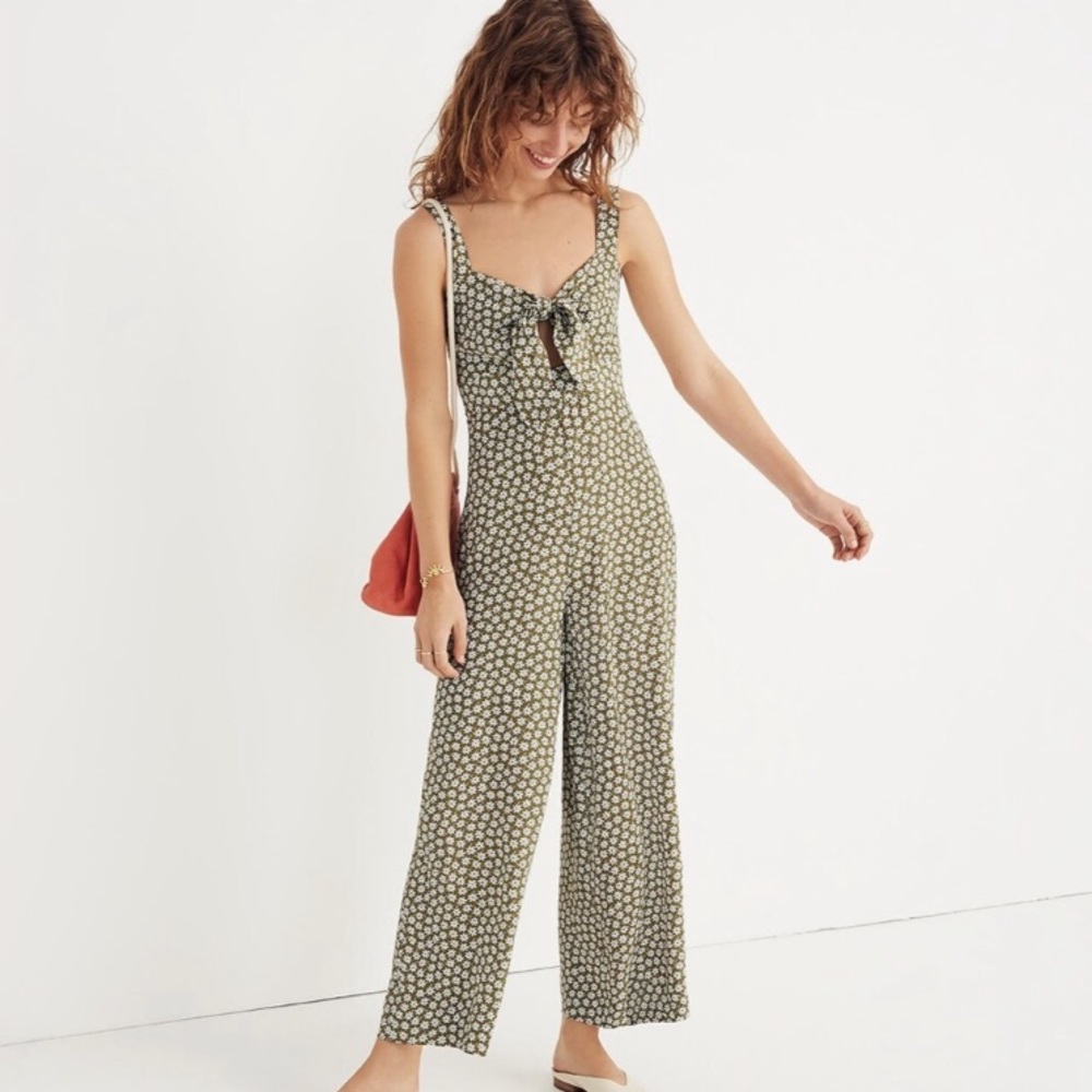 Made well Plumeria Cutout Jumpsuit in Daisy